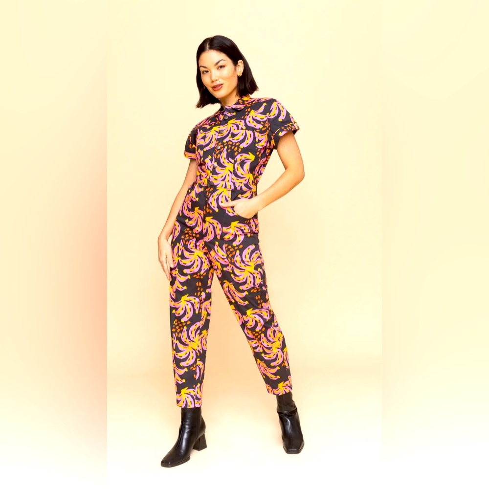 Pink Banana Jumpsuit
